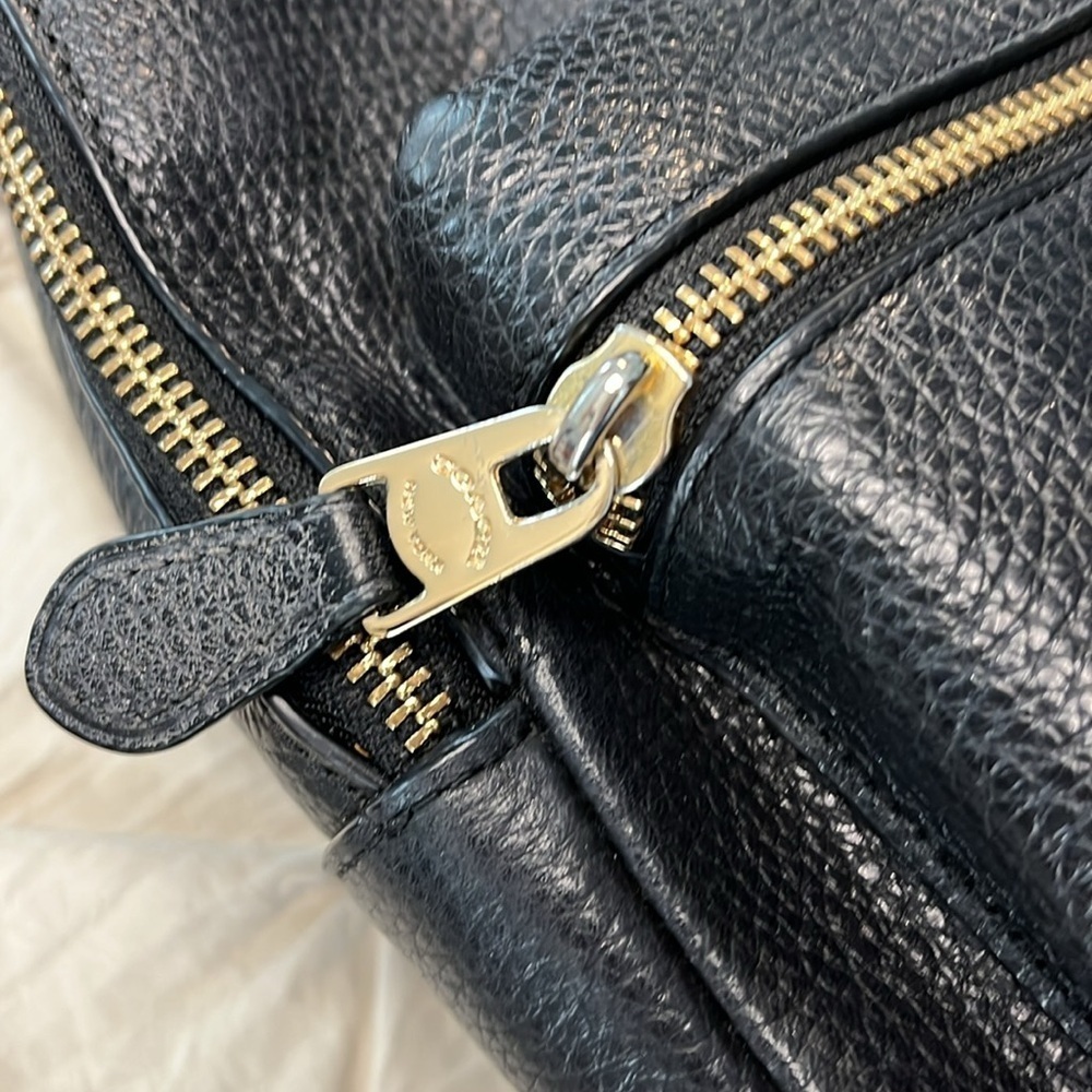 Coach Black Pebbled Leather Medium Charlie Backpack F30550 - Picture 3 of 10